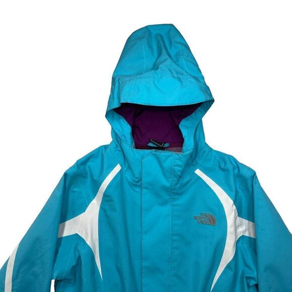 The North Face Winter Coat Girl's Size Large Full Zip Hooded Hyvent Snow Jacket - Picture 3 of 16